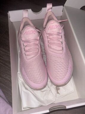 Nike Air Max 270 Youth Pink Running Shoe